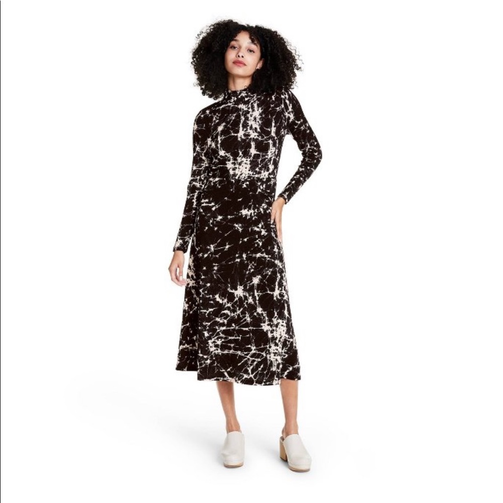 RACHEL COMEY NWT SOLD OUT STYLE MARBLE PRINT MIDI DRESS 🌸